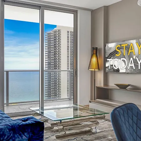 Hyde House - Luxury Waterfront 2Br 2Ba Apartment Suite With Direct Ocean View, Roof Top Pool, Resort Amenities